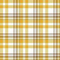 Tartan Pattern Fabric Design Background Is Made With Alternating Bands of Coloured  Pre Dyed  Threads Woven as Both Warp and Weft at Right Angles to Each Other. vector