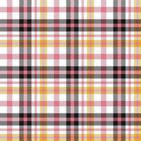 Tartan Pattern Fabric Vector Design the Resulting Blocks of Colour Repeat Vertically and Horizontally in a Distinctive Pattern of Squares and Lines Known as a Sett. Tartan Is Often Called Plaid