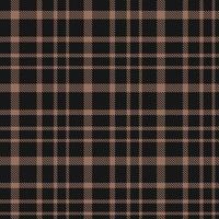 Plaid Pattern Seamless Textile Is Woven in a Simple Twill, Two Over Two Under the Warp, Advancing One Thread at Each Pass. vector