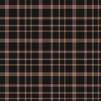 Plaid Pattern Seamless Textile Is Woven in a Simple Twill, Two Over Two Under the Warp, Advancing One Thread at Each Pass. vector