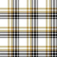 Plaid Pattern Design Textile Is Woven in a Simple Twill, Two Over Two Under the Warp, Advancing One Thread at Each Pass. vector