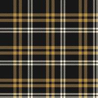 Plaid Pattern Seamless Textile Is Made With Alternating Bands of Coloured  Pre Dyed  Threads Woven as Both Warp and Weft at Right Angles to Each Other. vector