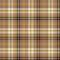 Plaid Pattern Seamless Texture Is Made With Alternating Bands of Coloured  Pre Dyed  Threads Woven as Both Warp and Weft at Right Angles to Each Other. vector