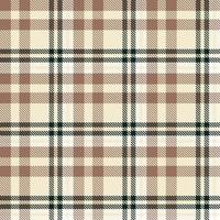 Plaid Pattern Design Texture Is Made With Alternating Bands of Coloured  Pre Dyed  Threads Woven as Both Warp and Weft at Right Angles to Each Other. vector