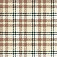 Plaid Pattern Design Texture Is Made With Alternating Bands of Coloured  Pre Dyed  Threads Woven as Both Warp and Weft at Right Angles to Each Other. vector