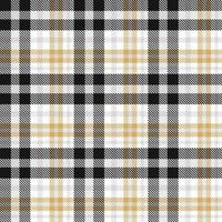 Plaid Pattern Fabric Design Background Is Made With Alternating Bands of Coloured  Pre Dyed  Threads Woven as Both Warp and Weft at Right Angles to Each Other. vector