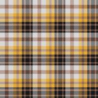 Plaid Pattern Fashion Design Texture Is Woven in a Simple Twill, Two Over Two Under the Warp, Advancing One Thread at Each Pass. vector