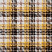 Plaid Pattern Fashion Design Texture Is Woven in a Simple Twill, Two Over Two Under the Warp, Advancing One Thread at Each Pass. vector