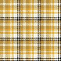 Tartan Plaid Pattern Seamless Textile Is Woven in a Simple Twill, Two Over Two Under the Warp, Advancing One Thread at Each Pass. vector