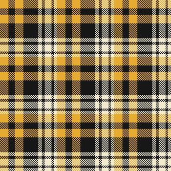 Tartan Plaid Pattern Design Textile Is a Patterned Cloth Consisting of Criss Crossed, Horizontal and Vertical Bands in Multiple Colours. Tartans Are Regarded as a Cultural Icon of Scotland. vector