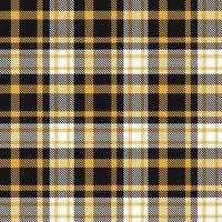 Tartan Plaid Pattern Seamless Texture Is Woven in a Simple Twill, Two Over Two Under the Warp, Advancing One Thread at Each Pass. vector