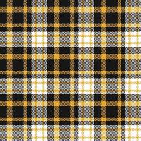 Tartan Plaid Pattern Seamless Texture Is Woven in a Simple Twill, Two Over Two Under the Warp, Advancing One Thread at Each Pass. vector