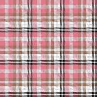 Tartan Plaid Pattern Design Texture Is Woven in a Simple Twill, Two Over Two Under the Warp, Advancing One Thread at Each Pass. vector