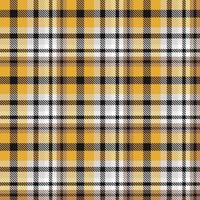 Tartan Plaid Pattern Fashion Design Texture Is Made With Alternating Bands of Coloured  Pre Dyed  Threads Woven as Both Warp and Weft at Right Angles to Each Other. vector