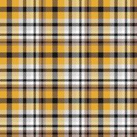 Tartan Plaid Pattern Fashion Design Texture Is Made With Alternating Bands of Coloured  Pre Dyed  Threads Woven as Both Warp and Weft at Right Angles to Each Other. vector