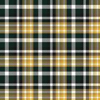 Tartan Pattern Design Textile Is Woven in a Simple Twill, Two Over Two Under the Warp, Advancing One Thread at Each Pass. vector