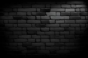 black brick wall photo