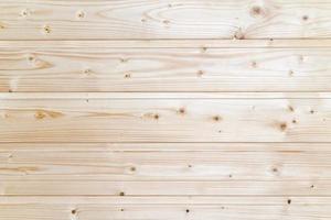 Surface wooden plank light yellow background. Flat lay view of texture, close-up wooden pattern. photo