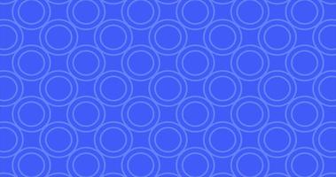 Blau Hintergrund mit Muster. Platz geometrisch Animation video