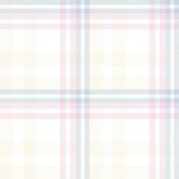 Pastel Tartan Pattern Design Textile the Resulting Blocks of Colour Repeat Vertically and Horizontally in a Distinctive Pattern of Squares and Lines Known as a Sett. Tartan Is Plaid vector