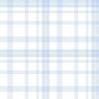 Pastel Plaid Tartan Pattern Design Textile Is Woven in a Simple Twill, Two Over Two Under the Warp, Advancing One Thread at Each Pass. vector