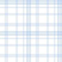 Pastel Plaid Tartan Pattern Design Textile Is Woven in a Simple Twill, Two Over Two Under the Warp, Advancing One Thread at Each Pass. vector