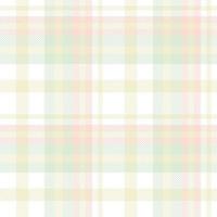Pastel Tartan Pattern Seamless Texture the Resulting Blocks of Colour Repeat Vertically and Horizontally in a Distinctive Pattern of Squares and Lines Known as a Sett. Tartan Is Plaid vector