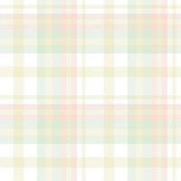 Pastel Tartan Pattern Seamless Texture the Resulting Blocks of Colour Repeat Vertically and Horizontally in a Distinctive Pattern of Squares and Lines Known as a Sett. Tartan Is Plaid vector