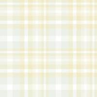 Pastel Tartan Pattern Fabric Design Texture Is Woven in a Simple Twill, Two Over Two Under the Warp, Advancing One Thread at Each Pass. vector