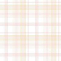 Pastel Tartan Pattern Fashion Design Texture Is Made With Alternating Bands of Coloured  Pre Dyed  Threads Woven as Both Warp and Weft at Right Angles to Each Other. vector