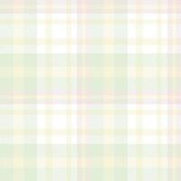 Pastel Tartan Pattern Fashion Design Texture Is Woven in a Simple Twill, Two Over Two Under the Warp, Advancing One Thread at Each Pass. vector