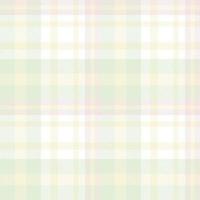 Pastel Tartan Pattern Fashion Design Texture Is Woven in a Simple Twill, Two Over Two Under the Warp, Advancing One Thread at Each Pass. vector