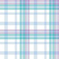 Pastel Tartan Pattern Fabric Design Background Is Made With Alternating Bands of Coloured  Pre Dyed  Threads Woven as Both Warp and Weft at Right Angles to Each Other. vector