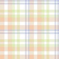 Pastel Plaid Pattern Design Textile Is a Patterned Cloth Consisting of Criss Crossed, Horizontal and Vertical Bands in Multiple Colours. Tartans Are Regarded as a Cultural Scotland. vector