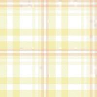 Pastel Plaid Pattern Design Textile Is Made With Alternating Bands of Coloured  Pre Dyed  Threads Woven as Both Warp and Weft at Right Angles to Each Other. vector