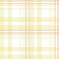 Pastel Plaid Pattern Design Textile Is Made With Alternating Bands of Coloured  Pre Dyed  Threads Woven as Both Warp and Weft at Right Angles to Each Other. vector