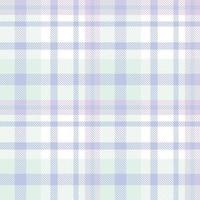 Pastel Plaid Pattern Seamless Texture Is Woven in a Simple Twill, Two Over Two Under the Warp, Advancing One Thread at Each Pass. vector