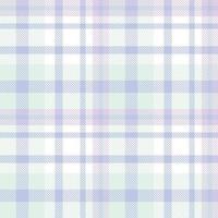 Pastel Plaid Pattern Seamless Texture Is Woven in a Simple Twill, Two Over Two Under the Warp, Advancing One Thread at Each Pass. vector