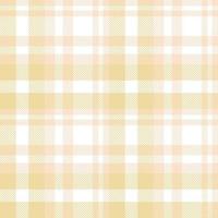 Pastel Plaid Pattern Fabric Design Background Is Woven in a Simple Twill, Two Over Two Under the Warp, Advancing One Thread at Each Pass. vector
