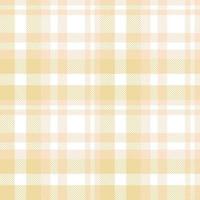 Pastel Plaid Pattern Fabric Design Background Is Woven in a Simple Twill, Two Over Two Under the Warp, Advancing One Thread at Each Pass. vector