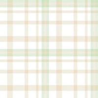 Pastel Plaid Pattern Fabric Vector Design Is Woven in a Simple Twill, Two Over Two Under the Warp, Advancing One Thread at Each Pass.