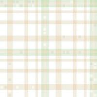 Pastel Plaid Pattern Fabric Vector Design Is Woven in a Simple Twill, Two Over Two Under the Warp, Advancing One Thread at Each Pass.