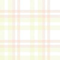 Pastel Tartan Plaid Pattern Design Textile Is Made With Alternating Bands of Coloured  Pre Dyed  Threads Woven as Both Warp and Weft at Right Angles to Each Other. vector