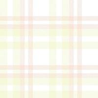 Pastel Tartan Plaid Pattern Design Textile Is Made With Alternating Bands of Coloured  Pre Dyed  Threads Woven as Both Warp and Weft at Right Angles to Each Other. vector