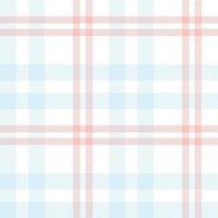 Pastel Tartan Plaid Pattern Fashion Design Texture the Resulting Blocks of Colour Repeat Vertically and Horizontally in a Distinctive Pattern of Squares and Lines Known as a Sett. Tartan Often Plaid vector