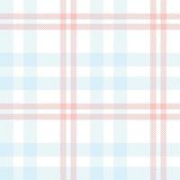 Pastel Tartan Plaid Pattern Fashion Design Texture the Resulting Blocks of Colour Repeat Vertically and Horizontally in a Distinctive Pattern of Squares and Lines Known as a Sett. Tartan Often Plaid vector