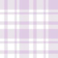 Pastel Tartan Plaid Pattern Fabric Design Background Is Made With Alternating Bands of Coloured  Pre Dyed  Threads Woven as Both Warp and Weft at Right Angles to Each Other. vector