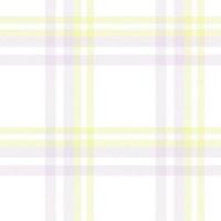 Pastel Tartan Plaid Pattern Fabric Design Background Is Woven in a Simple Twill, Two Over Two Under the Warp, Advancing One Thread at Each Pass. vector