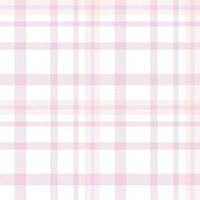 Pastel Tartan Plaid Pattern Fabric Vector Design the Resulting Blocks of Colour Repeat Vertically and Horizontally in a Distinctive Pattern of Squares and Lines Known as a Sett. Tartan Is Plaid