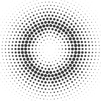 Abstract circle dotted background vector illustration
